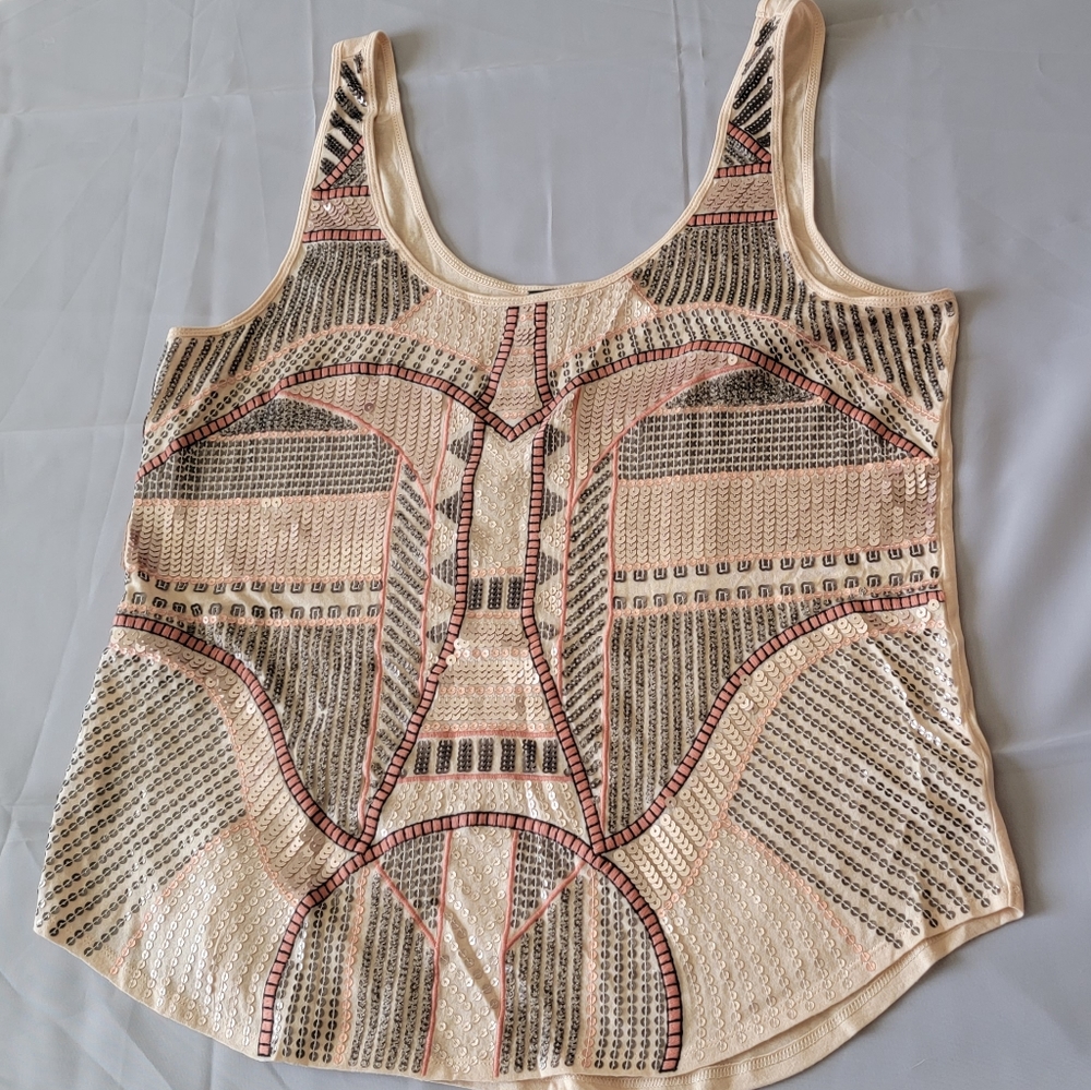 Express Sequined Tank Top